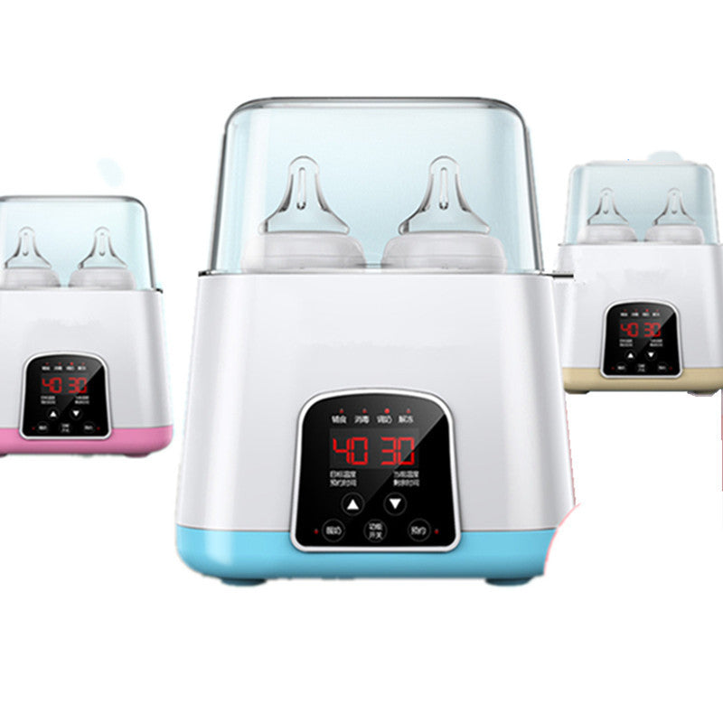 Dual Baby Bottle Warmer and Sterilizer with LED Display