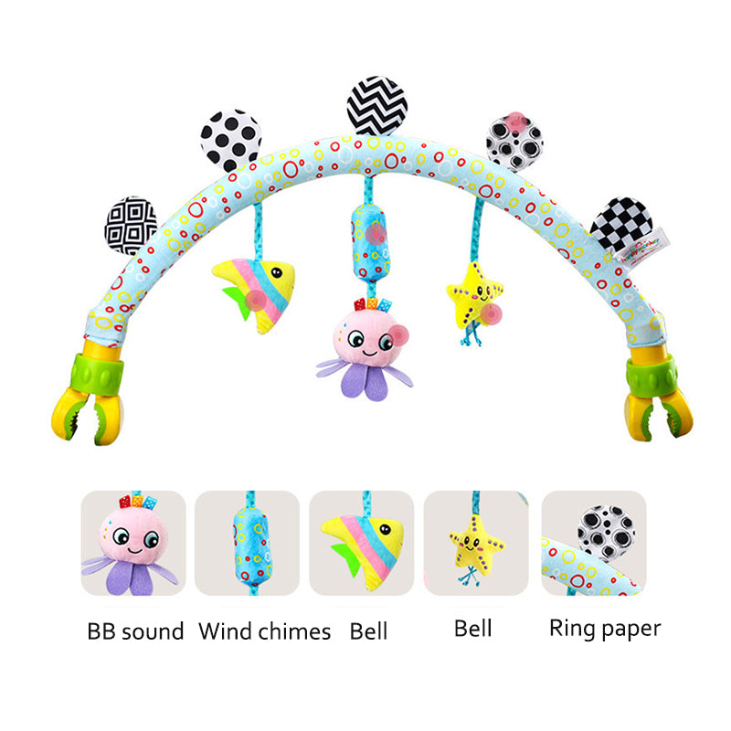 Arch Rattle Toy for Baby Cribs Sound Stuffed toys - TheToddly