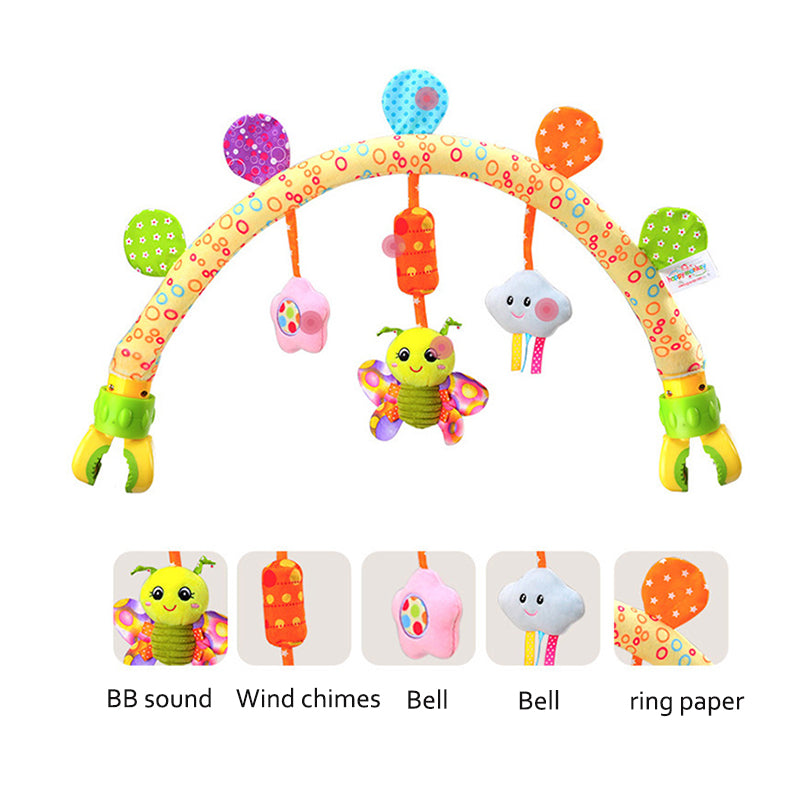 Arch Rattle Toy for Baby Cribs with Soft Sound Toys - TheToddly