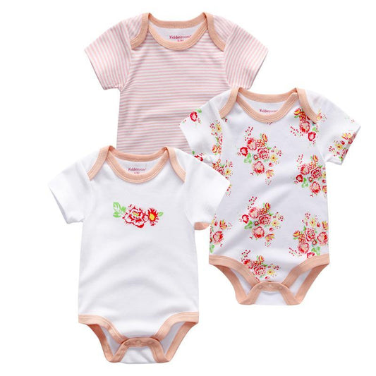 Floret Baby Bodysuit Rompers Set Baby Girl Clothes Girls Clothing Unisex 0-12M Baby Boy Clothes Soft Cotton Bodysuit - Thetoddly