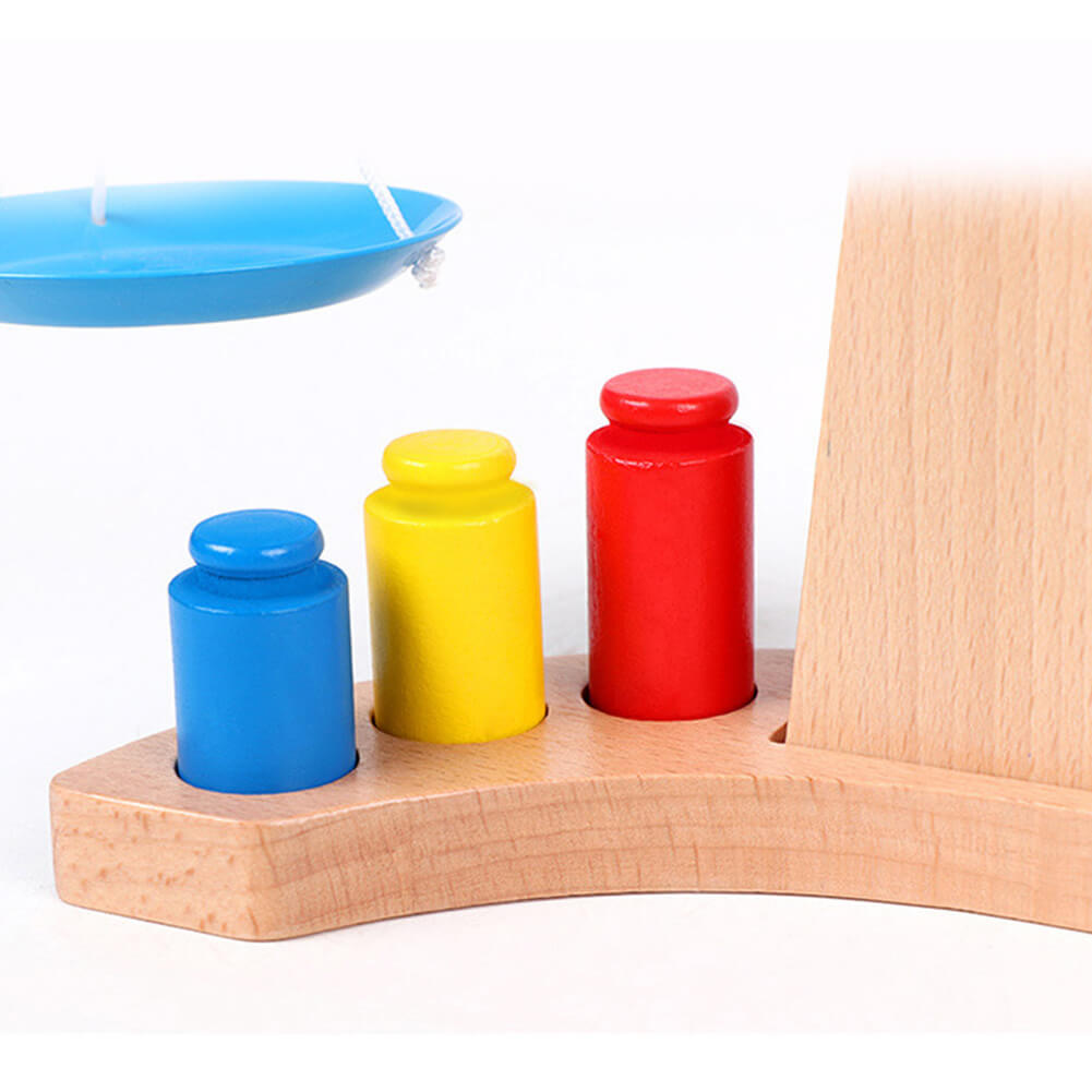 Balance Scale Toy STEM Jouets éducatifs en bois pour enfants