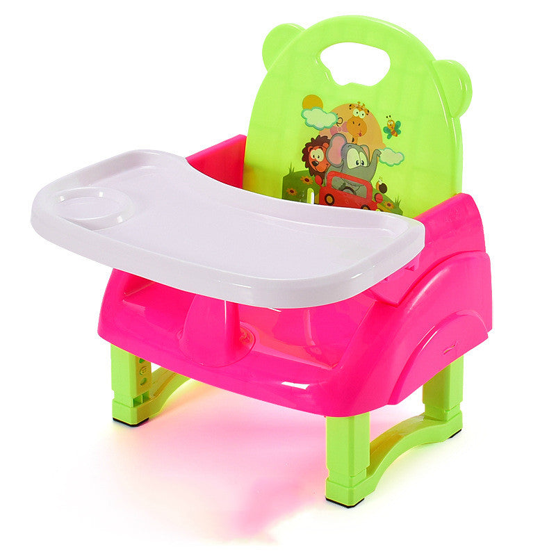 Foldable Baby Highchair Portable Kids Dining Table