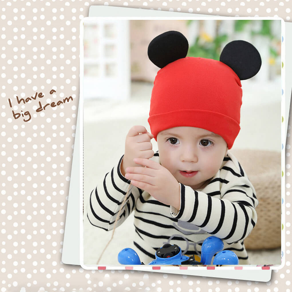 Shops baby mickey ears beanie