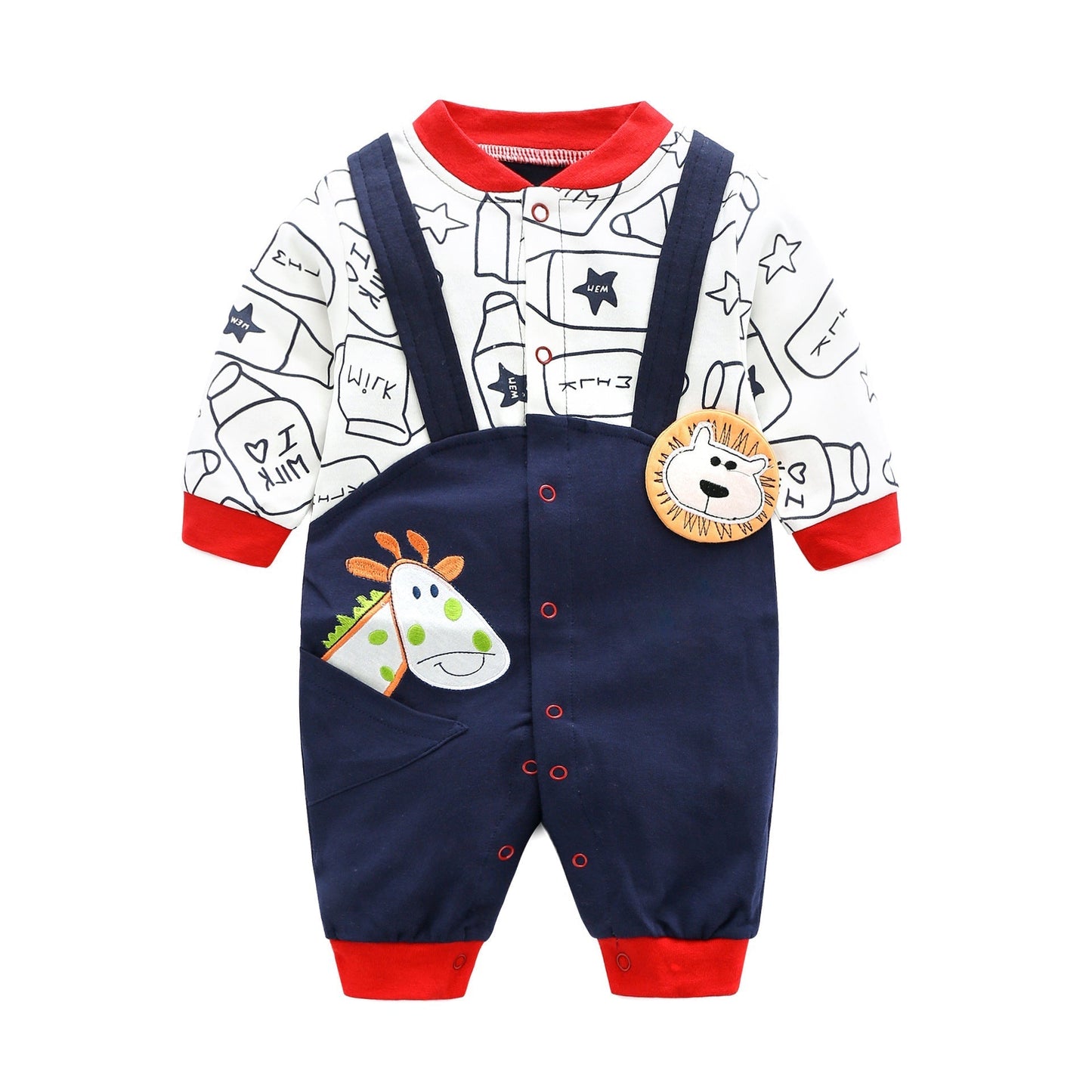 Copy of Cute Design Long-Sleeve Baby Rompers Kids OutfitsThe Toddly