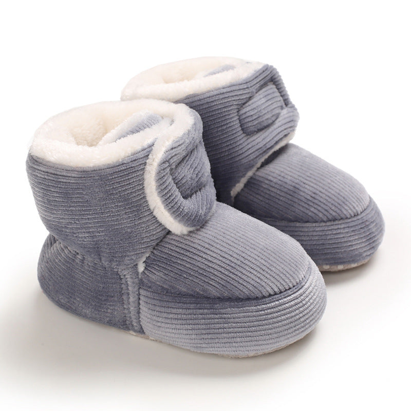 Lässige Baby-Winterstiefel mit weicher Sohle für Kleinkinder, Jungen und Mädchen