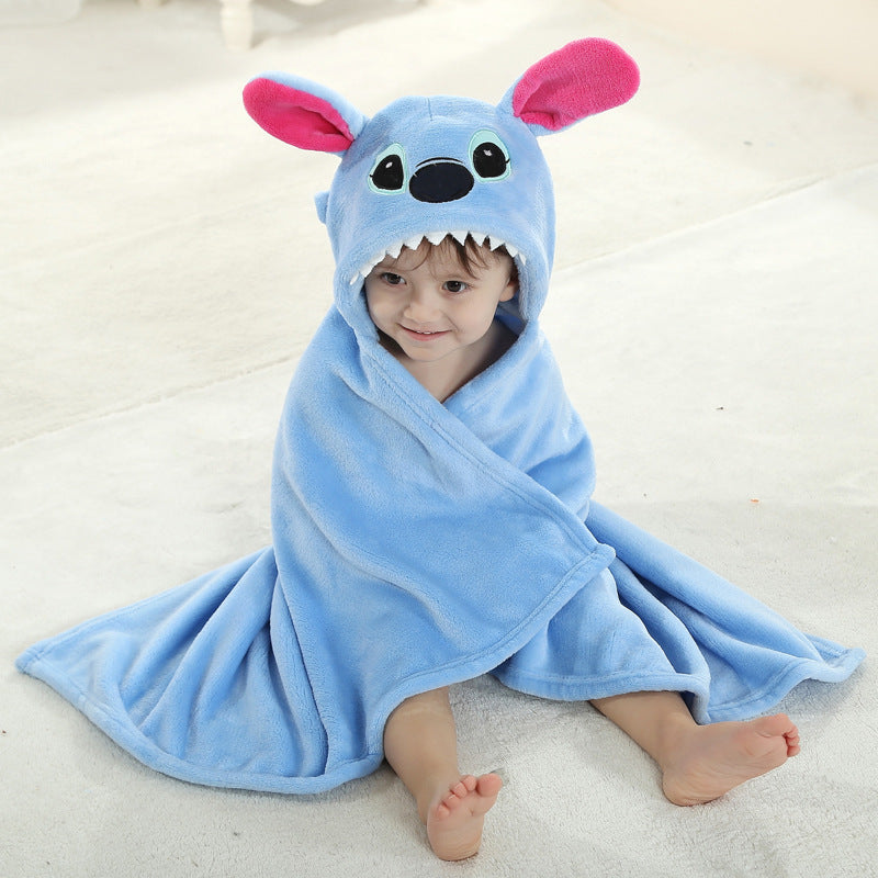 Snuggly Kids Bathrobe with Hood Soft Baby Bath Towels Toddlers Bath Towel Blanket Boys Girls 1-5 years old Kinder Bademantel Douillet pour Enfants Kinderbadjas Barn Badrock - TheToddly