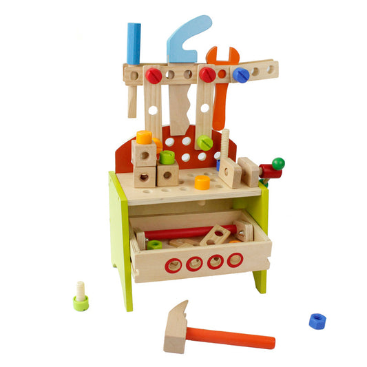 Établi en bois bricolage pour enfants Jouets de jeu de rôle pour les enfants de 4 ans