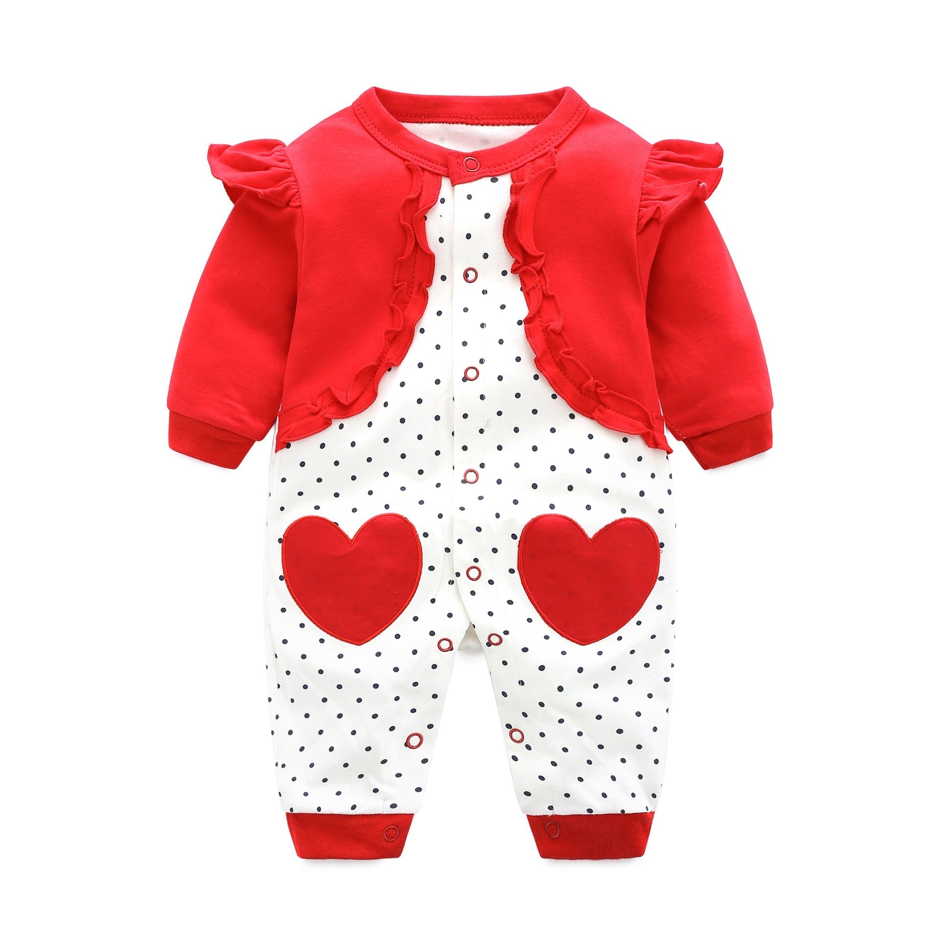 Copy of Cute Design Long-Sleeve Baby Rompers Kids OutfitsThe Toddly