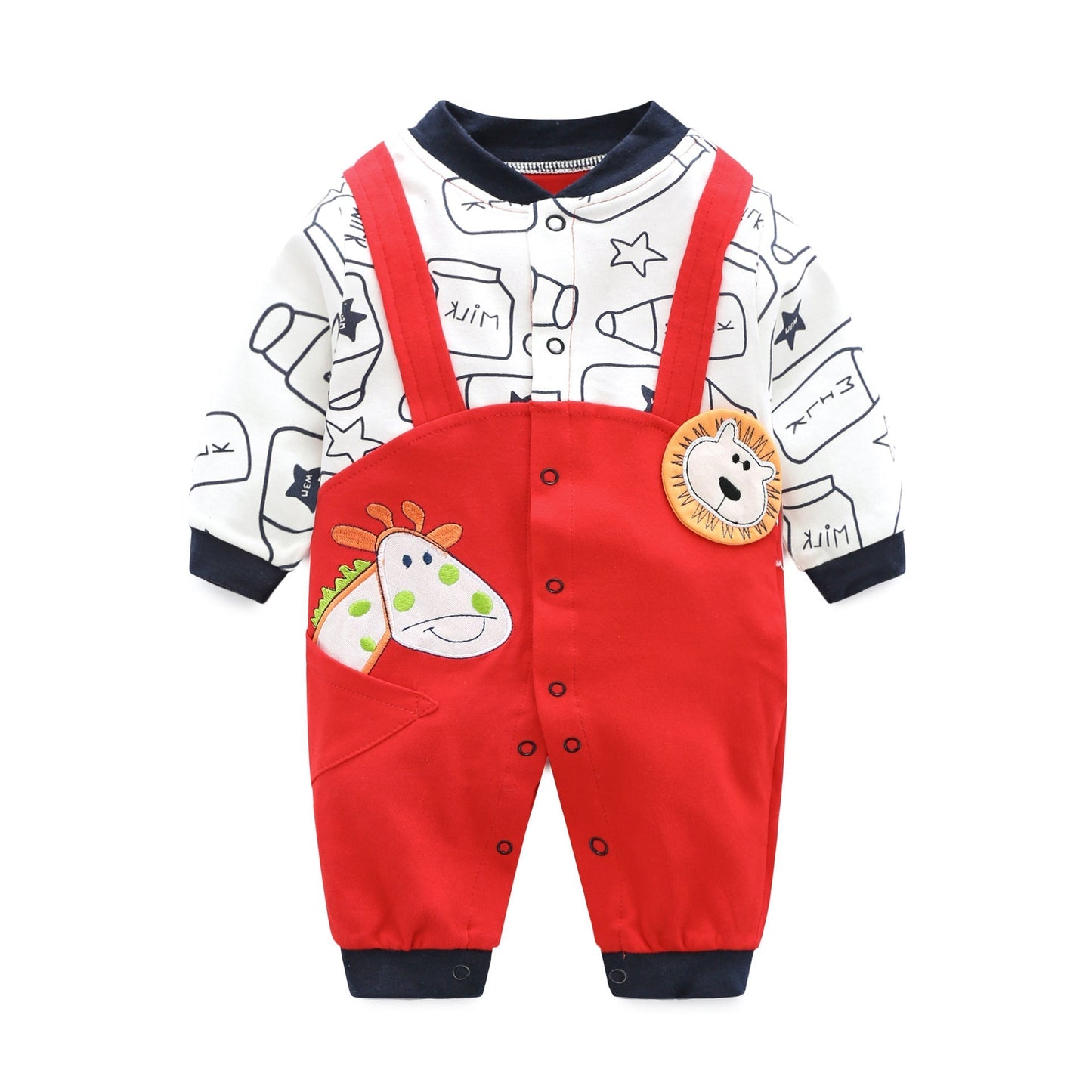 Copy of Cute Design Long-Sleeve Baby Rompers Kids OutfitsThe Toddly