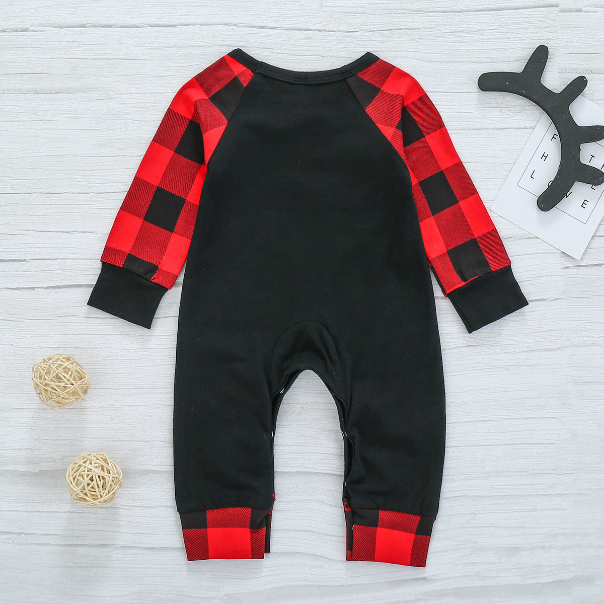 Weihnachts-Baby-Strampler Weihnachts-Outfits für Jungen und Mädchen