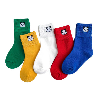 Lot de 5 paires de chaussettes bébé en coton multicolores