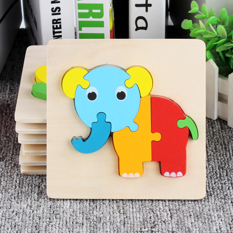 Mini 3D Block Puzzles for Toddlers Educational Toys for Kids