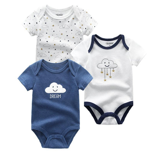 Dreamcloud Baby Bodysuit Set Baby Rompers Set Baby Girl Clothes Girls Clothing Unisex 0-12 Months Baby Boy Clothes - Thetoddly