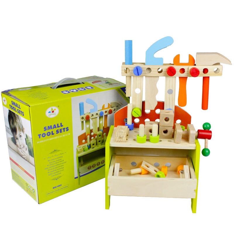 DIY Wooden Workbench for Kids Role-Play Toys for 4 Year Olds