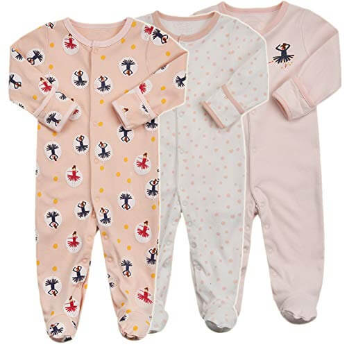 Lot de 3 Onesie Bébé Pyjamas