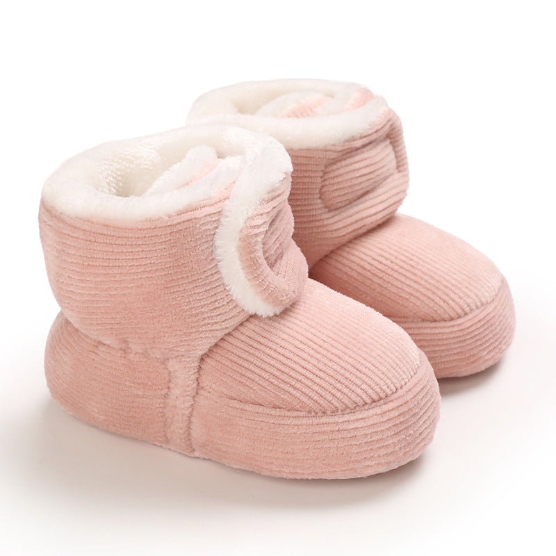 Lässige Baby-Winterstiefel mit weicher Sohle für Kleinkinder, Jungen und Mädchen