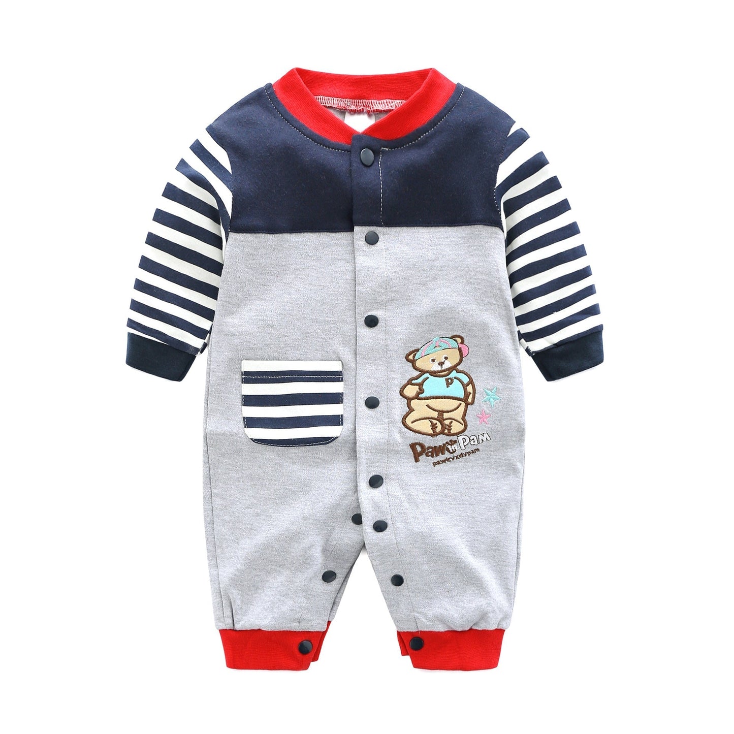 Copy of Cute Design Long-Sleeve Baby Rompers Kids OutfitsThe Toddly