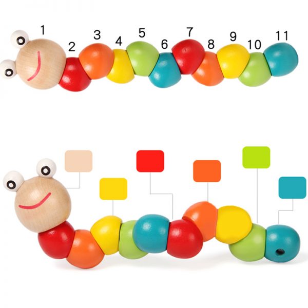 Baby Twist & Turn Bead Blocks Fidget Toy for Kids