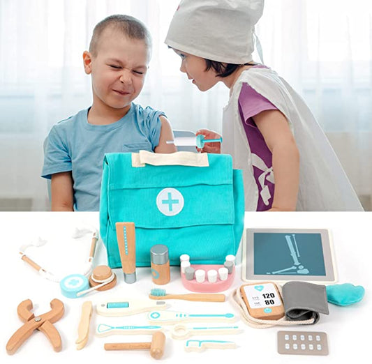 Kit de docteurs de jeu de rôle pour enfants Kit de jouets médicaux pour jeux de simulation