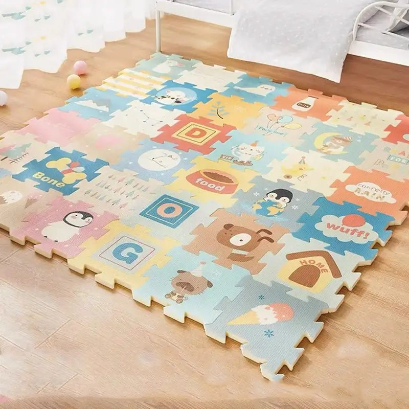 BabyGo Crawling Floor Mat XPE Foam Kids Play Mat Baby Floor Mat for Crawling Baby Gym Exercise Mat Foam Mat Toddlers Climbing Mat-thetoddly