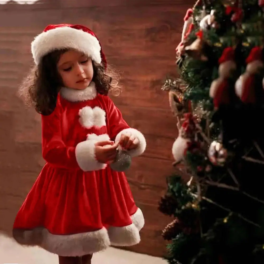 Cosplay Baby Girl Santa Costume Christmas Dress for Girls TheToddly Cosplay Baby Girl Santa Costume Christmas Dress for Girls TheToddly