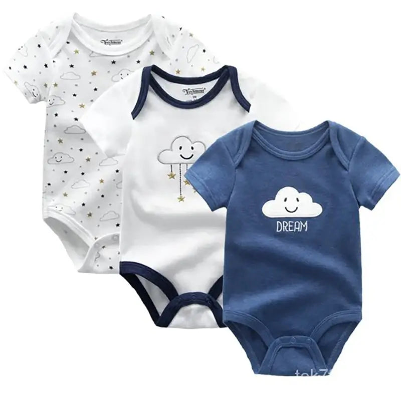 Dreamcloud Baby Bodysuit Set Baby Rompers Set Baby Girl Clothes Girls Clothing Unisex 0-12M Baby Boy Clothes - Thetoddly