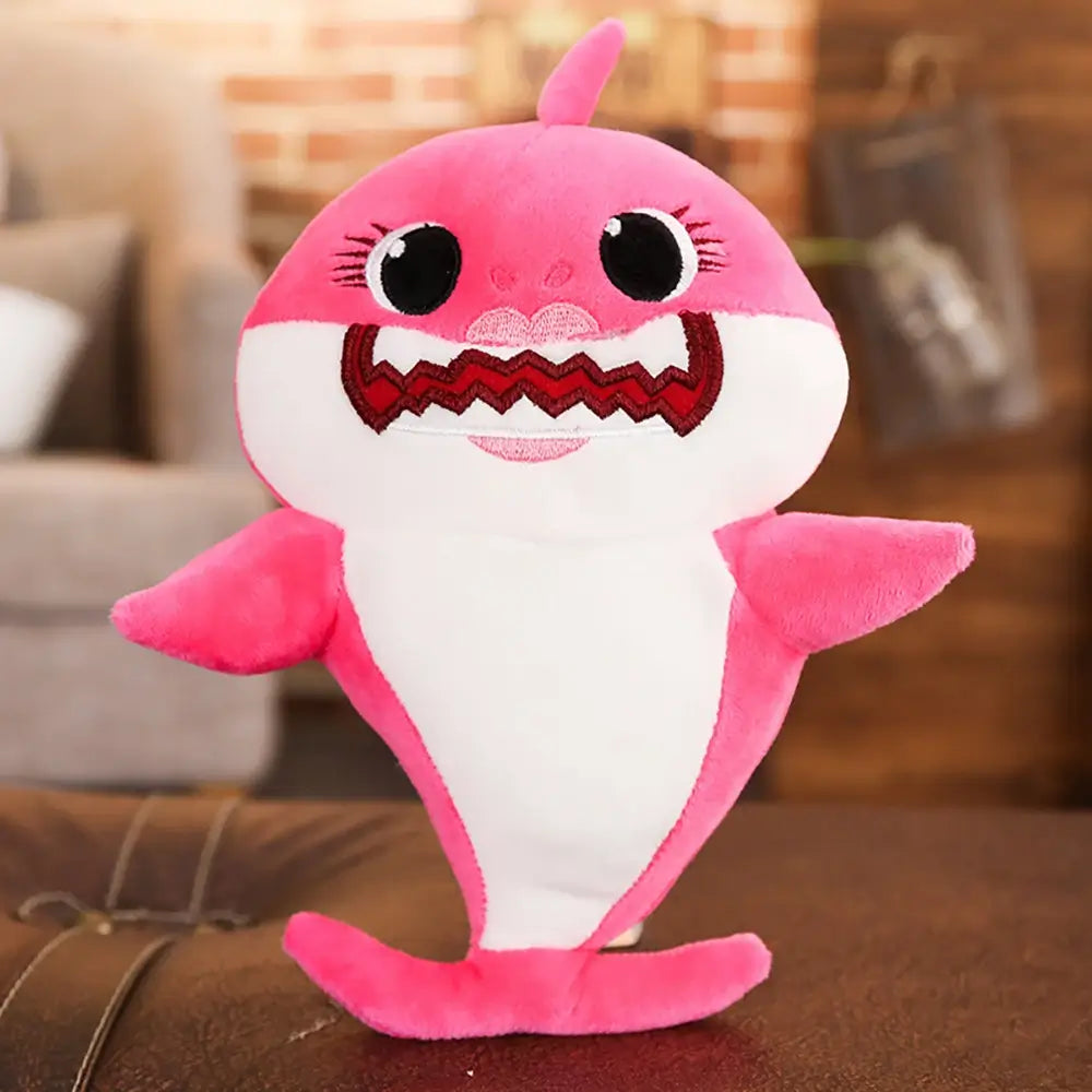 Dreamland Baby Shark Plushie Leuchtender Hai Spielzeug Familienpuppen TheToddly