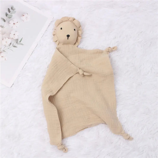 Elma Muslin Baby Comforter Towel Beige Cuddly Sleeping Doll Cloth Baby Towel Handduksdocka Handtuchpuppe TheToddly