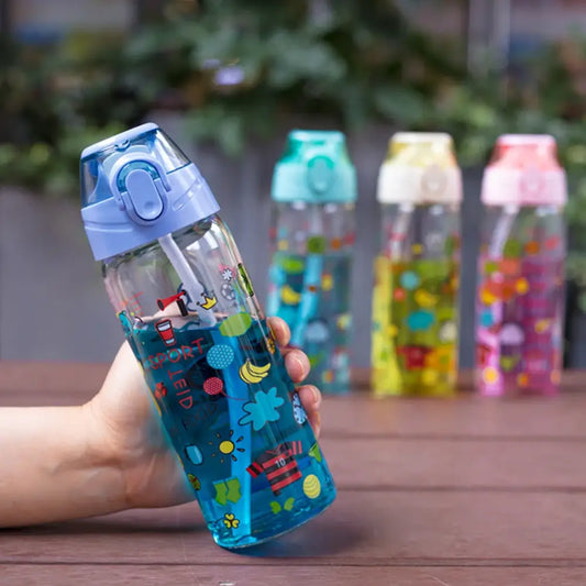 Kids Sipper Bottle 500ML Spill free Glass Water Bottle Children Sipper Bottle Drinking bottle Wasserflasche bouteille d_eau waterfles vattenflaska TheToddly