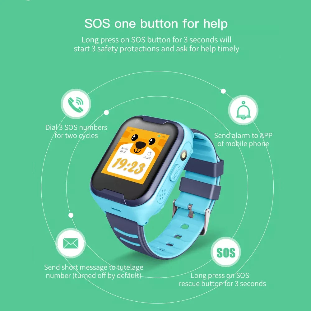 Kids GPS Smart Watch with calling and tracking