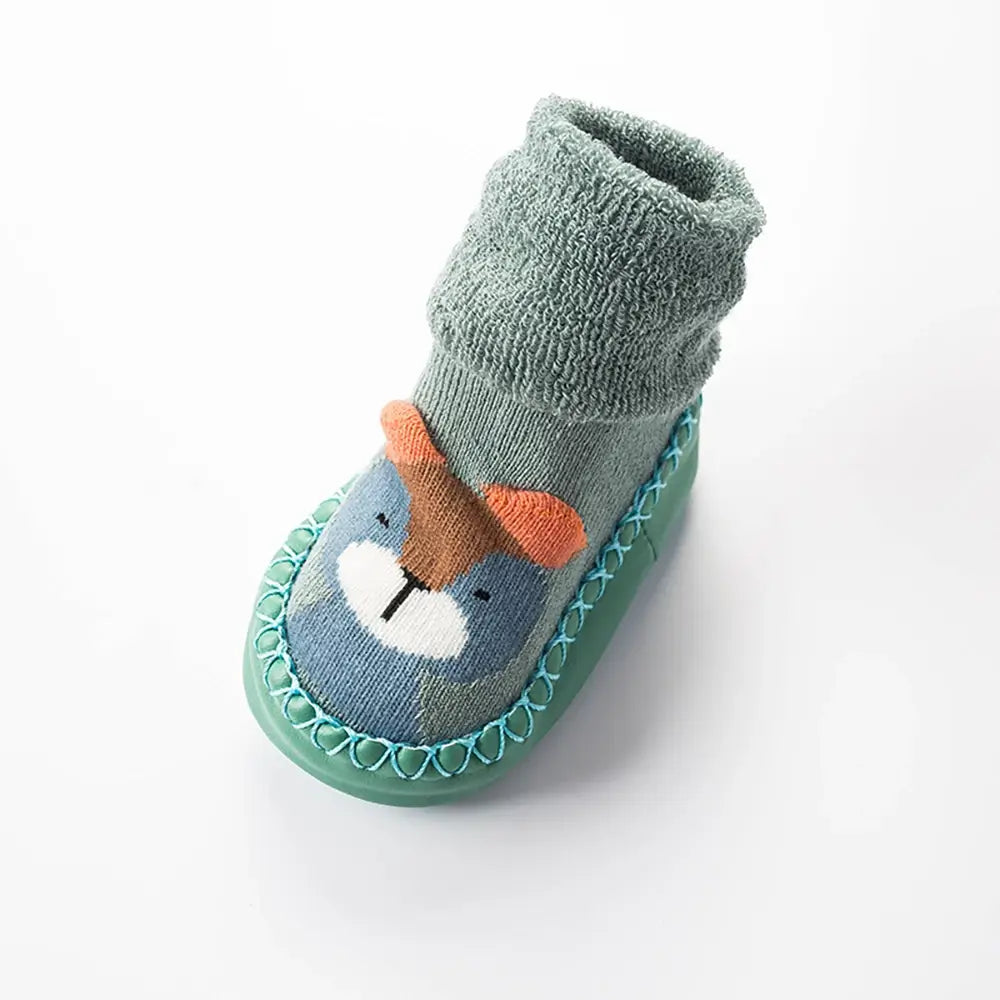 Loomis Baby Socks Boots Non-slip Mukluks Shoes for Infants Green Baby Shoes Baby Slipper Socks for Toddlers Baby Winter Shoes Indoor Shoes Babysocken Rutschfeste Babyschuhe Bébé Chaussettes Baby Sokken Halkfria Babystrumpor Babyskor TheToddly