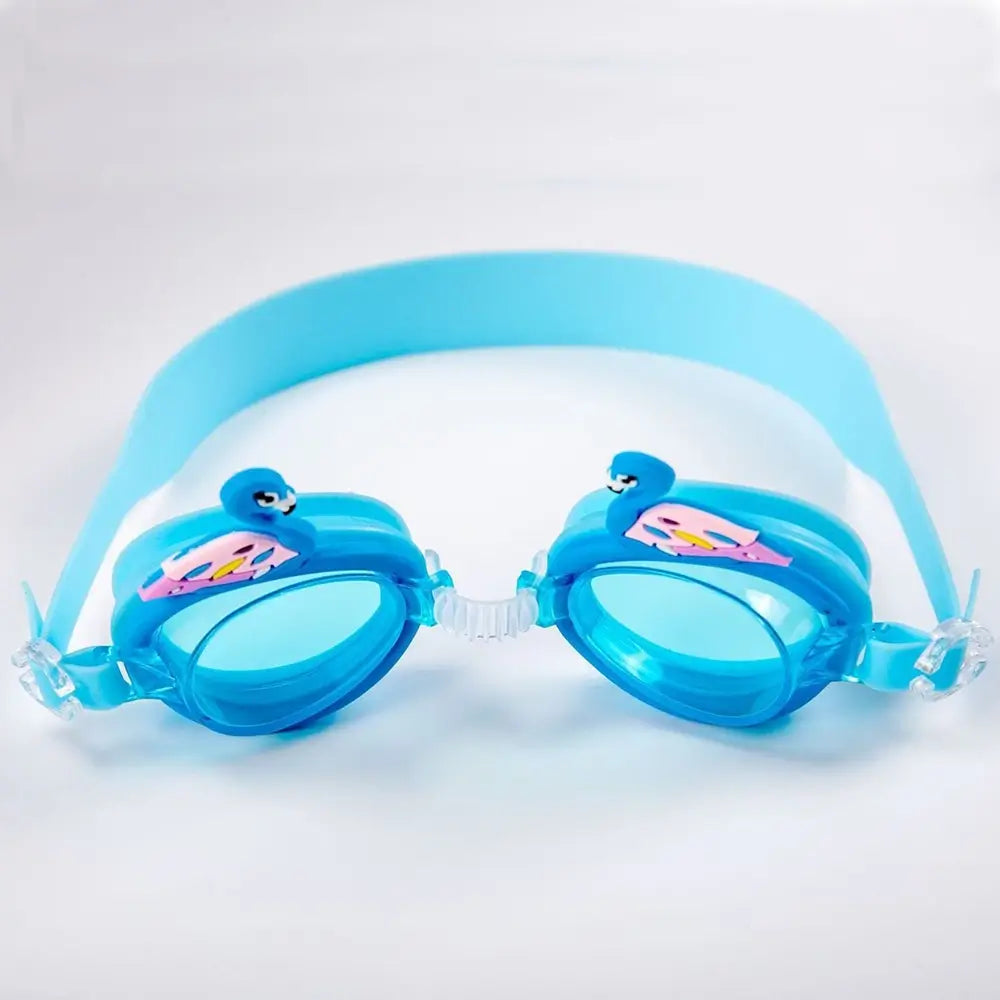 Pooltime Kids Swimming Goggles Blue Swan Swimming Glasses for Toddlers Swimming Goggles - TheToddly