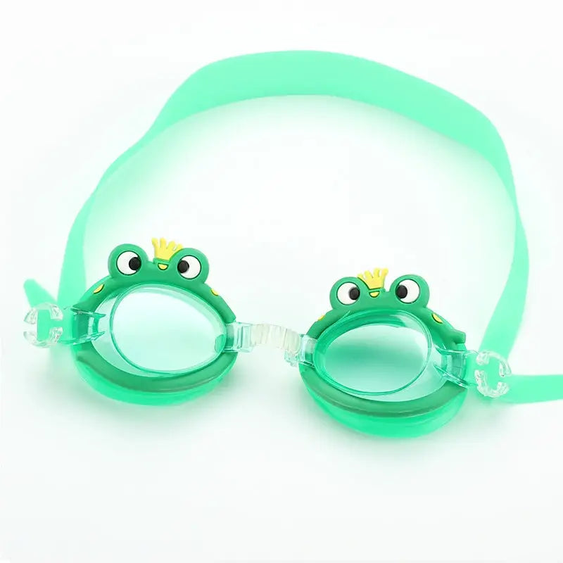 Pooltime Kids Swimming Goggles Green Frog Swimming Glasses for Toddlers Swimming Goggles - TheToddly