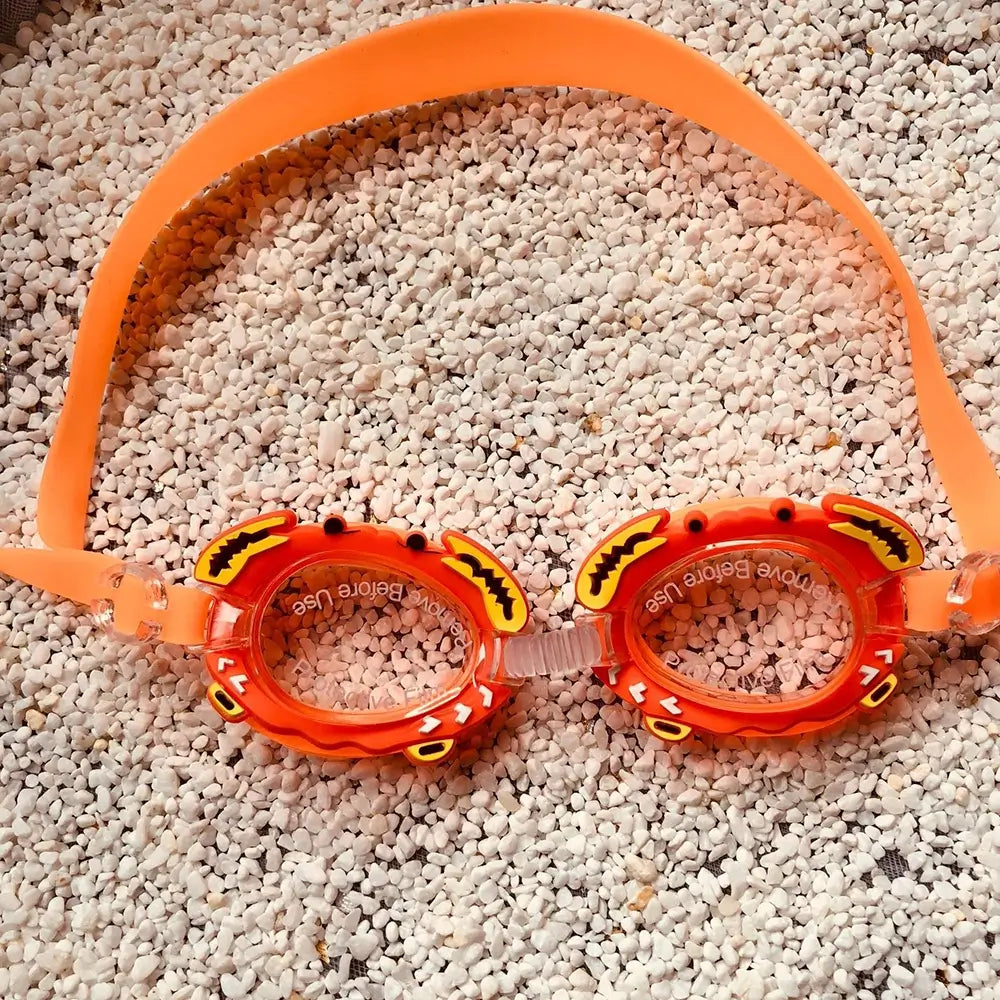 Pooltime Kids Swimming Goggles Orange Swimming Glasses for Toddlers Swimming Goggles - TheToddly