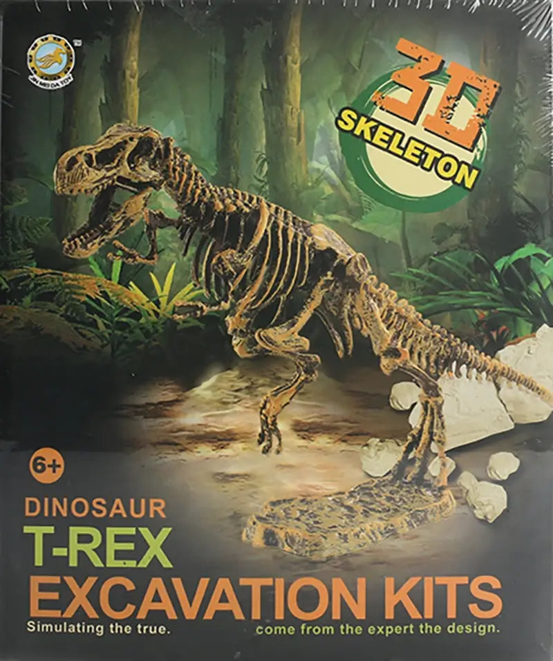 Kids Dinosaur Skeleton Toy Dig & Assemble Educational Puzzle – TheToddly