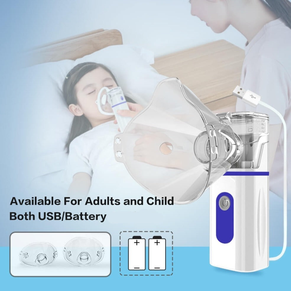 Ultrasonic Portable Handheld Nebulizer for Kids & Adults