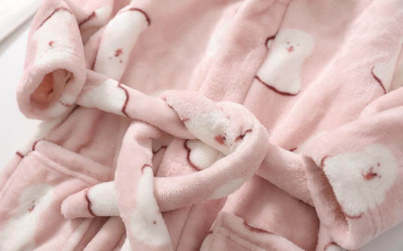 Robe de chambre en flanelle pour enfants Robe de chambre pour filles et garçons