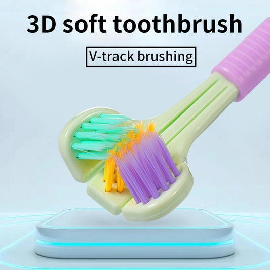 3D soft toothbrush