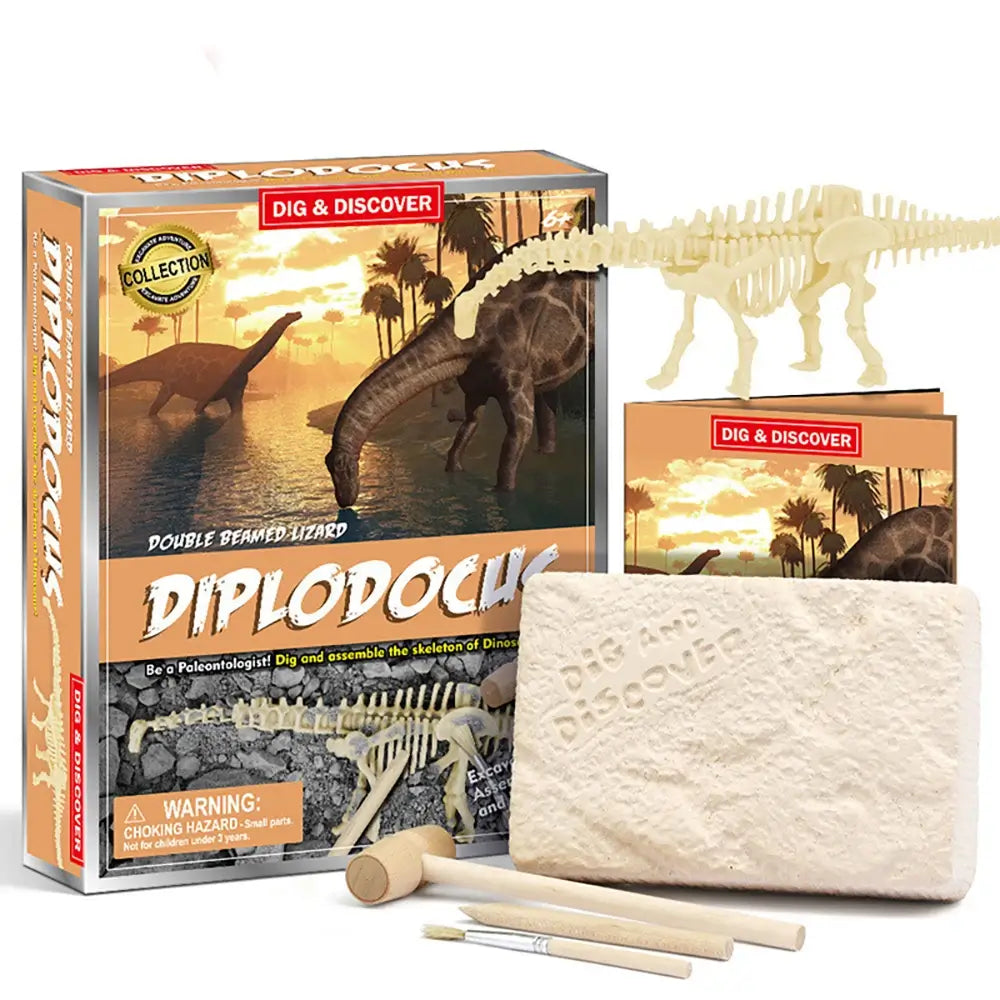 Dig & Discover Dinosaurier Fossilien Spielzeugset