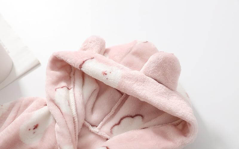 Kids Flannel Dressing Gown Girls and Boys Loungewear Robe