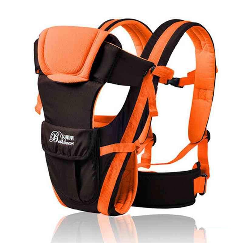 orange-beth-bear-baby-carrier-0-30-months-breathable-front-facing-4-in-1-infant-comfortable-sling-backpack