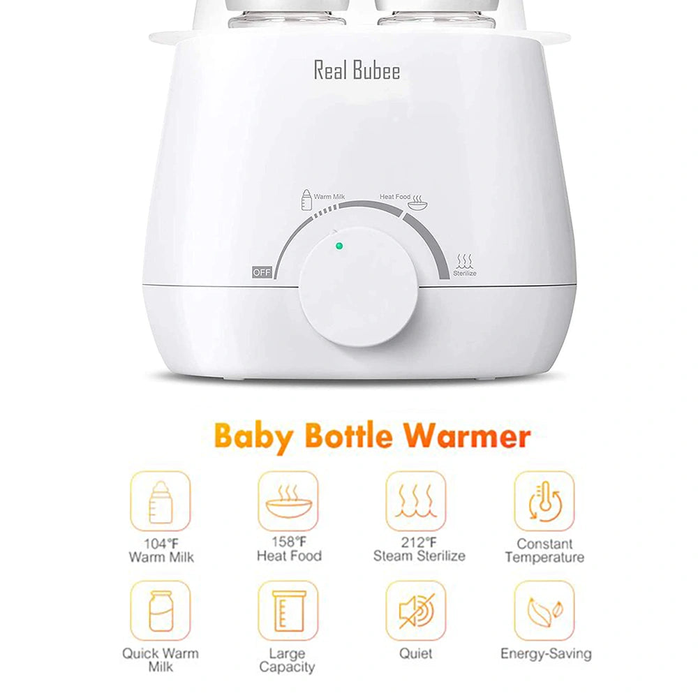 Real Bubee Doppelt Baby Flasche Warmer und Flaschensterilisator TheToddly