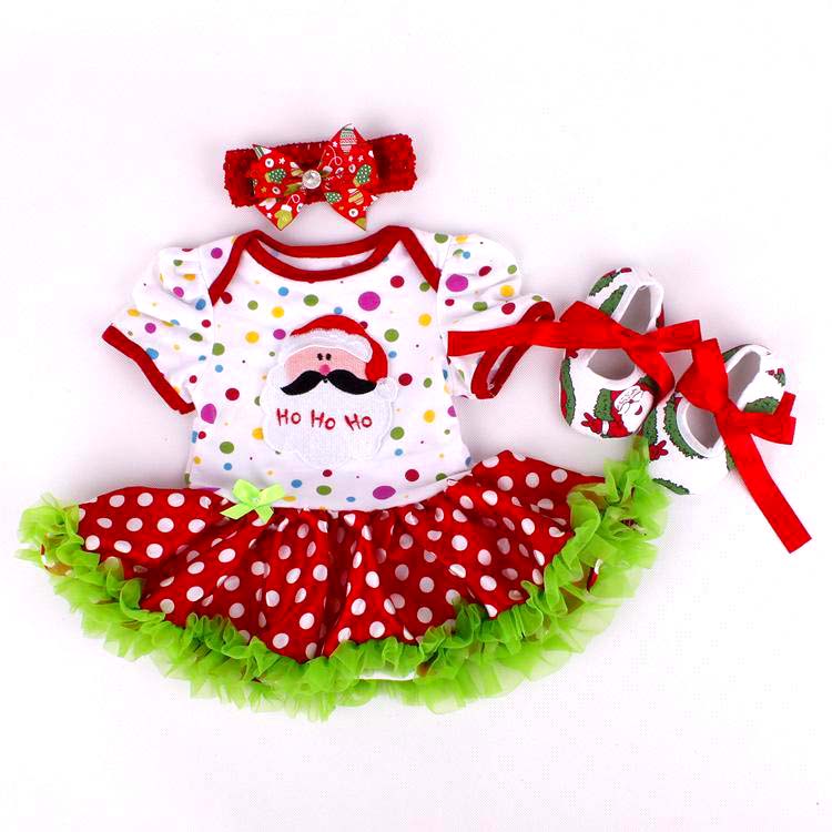 Baby Girls Christmas Dress Newborn Bodysuits