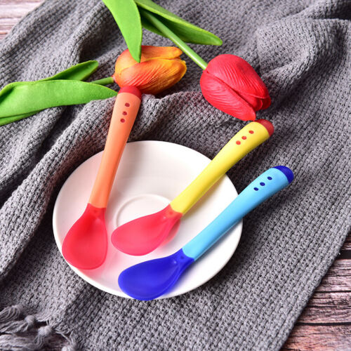 Heat Sensing Baby Spoon and Fork Feeding Set