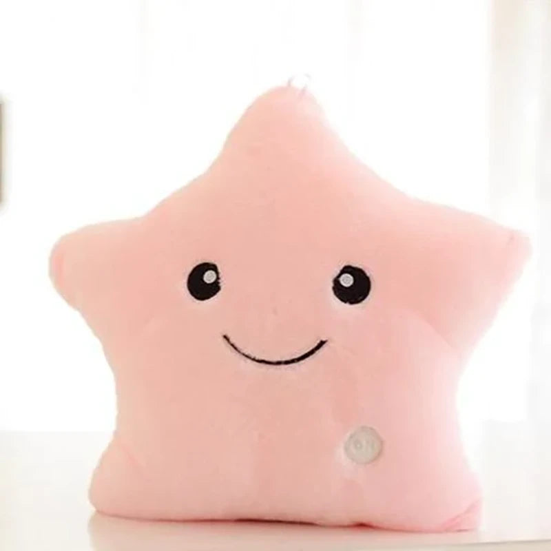 star light glowing cushion baby crib toy soft toys